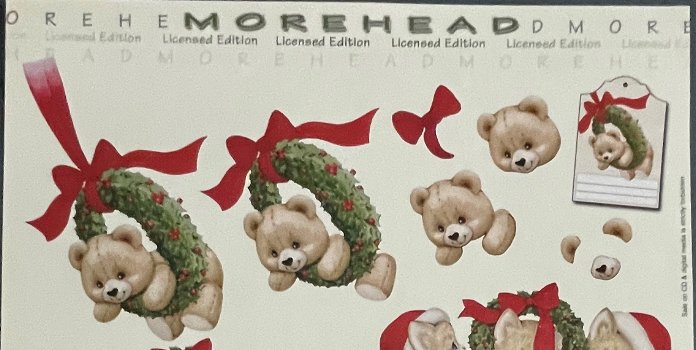 MOREHEAD 11052-176 --- Jonge dieren met Kerst - 1