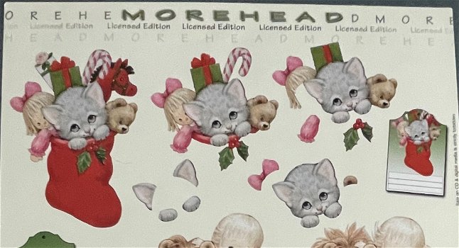 MOREHEAD 11052-174 --- Jonge dieren met Kerst - 1