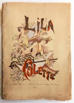 [Belle Epoque] Lila et Colette 1885 Mendès - art nouveau - 0