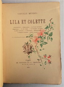 [Belle Epoque] Lila et Colette 1885 Mendès - art nouveau - 1