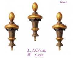 = 3 Tollen = Friese staartklok =41385