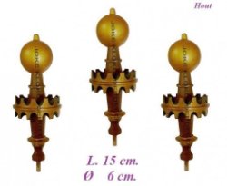 = 3 Tollen = Friese staartklok =41384
