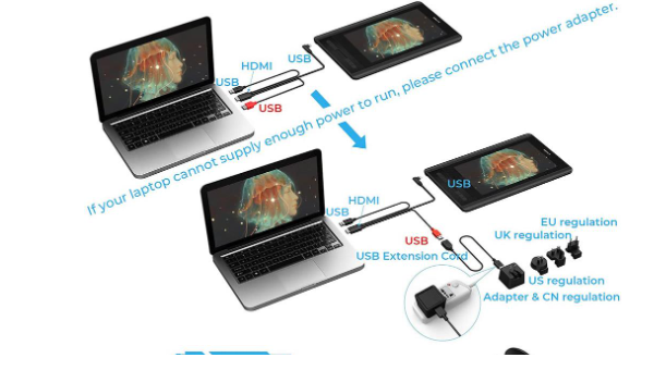 XP-Pen Artist 12 Graphic Tablet with 11.6 Inch 1920 x 1080 - 5