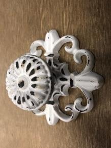 Smeedijzeren deurknop, kastknop, meubelbeslagold-white - 0