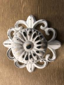 Smeedijzeren deurknop, kastknop, meubelbeslagold-white - 1