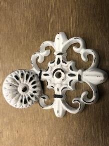 Smeedijzeren deurknop, kastknop, meubelbeslagold-white - 4