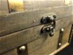 Set houten kistjes, collectebus, hout en messing.-kado - 4 - Thumbnail