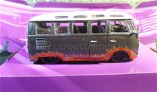 VW T1 samba Van grijs 1:24 Maisto