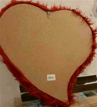 Ikea hartvormige pluche spiegel - 2