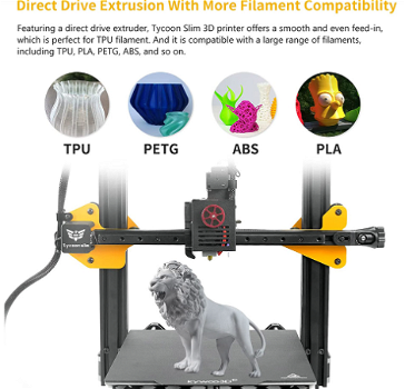 Kywoo Tycoon Slim FDM 3D Printer Auto Levelling 32-Bit Main - 2