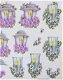 MIREILLE - E547 --- Buitenlampen met bloemen - 2 - Thumbnail