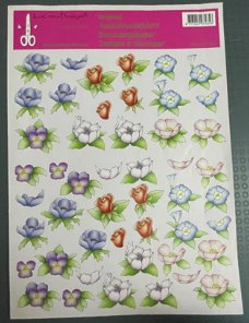 LeCreaDesign Nr. 51.1856 --- Bloemen / mini afbeeldingen