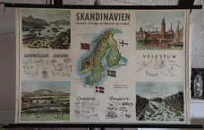 Schoolkaart van "Skandinavien"