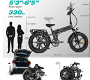 ENGWE ENGINE Pro Folding Electric Bicycle 20*4 inch Fat Tire - 7 - Thumbnail