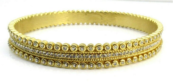 Prachtige armband met strass - 0