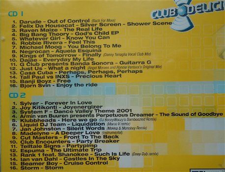 De verzamel-2-CD Club Delicious Volume 6 van Edel Records. - 1