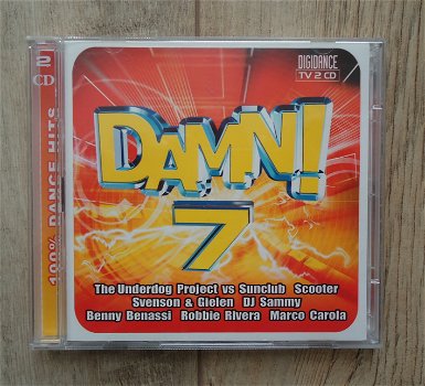 De verzamel-dubbel-CD DAMN! 7 100% Dancehits van Digidance. - 0