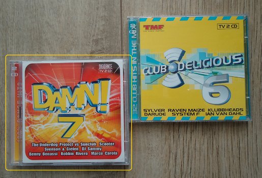 De verzamel-dubbel-CD DAMN! 7 100% Dancehits van Digidance. - 4