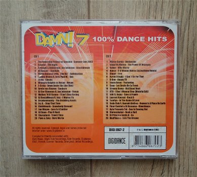 De verzamel-dubbel-CD DAMN! 7 100% Dancehits van Digidance. - 6