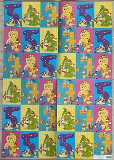 Winnie the Pooh 20716 - 4x A4 --- Winnie the Pooh 5, 6, 7 en  8