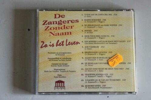 234s - cd - de zangeres zonder naam - zo is het leven - Afbeelding 2