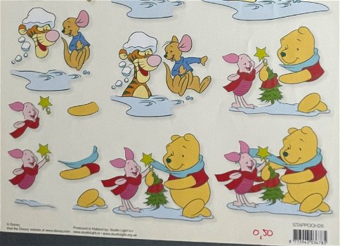 DISNEY WP - STAPPOOH26 --- Winnie the Pooh en vrienden / Winter - 2