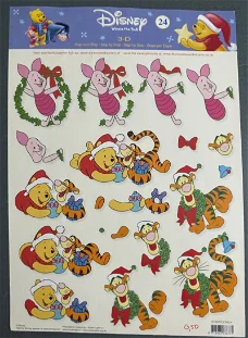 DISNEY WP - STAPPOOH24 --- Winnie the Pooh en vrienden / Kerstmis