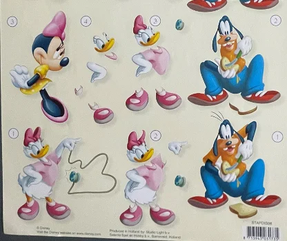 DISNEY DUCK - STAPDIS08 --- Minnie Mouse, Katrien en Goofy - 2
