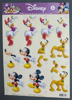 DISNEY DUCK - STAPDIS06 --- Katrien, Mickey Mouse en Pluto - 0