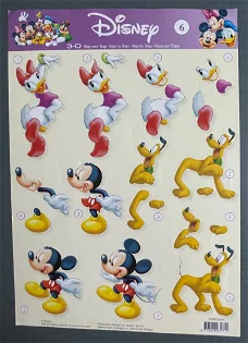 DISNEY DUCK - STAPDIS06 --- Katrien, Mickey Mouse en Pluto