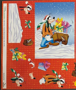 DISNEY DUCK - 27476 --- Goofy met een kar vol kerstcadeau's - 1