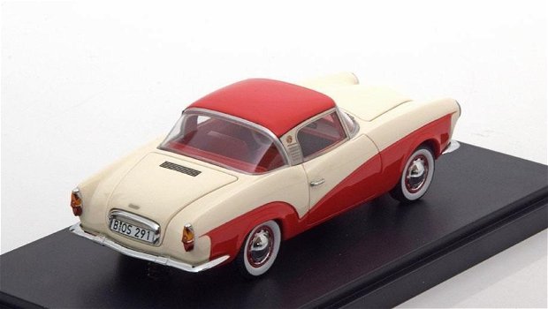 1:43 BoS-Models 43291 Rometsch Lawrence Coupe 1959 red white - 1