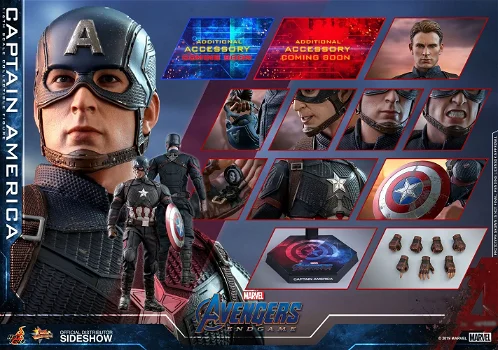 Hot Toys Avengers Endgame Captain America MMS536 - 0