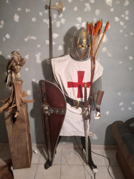 middeleeuws ridder harnas - 0