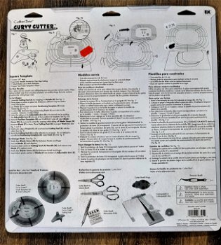 NIEUW Rounded Square Template set Curvy Cutter van EK Success - 1