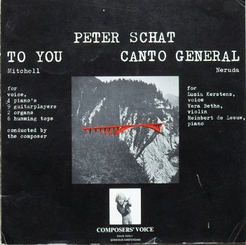 LP - Peter Schat - To You / Canto general - 1