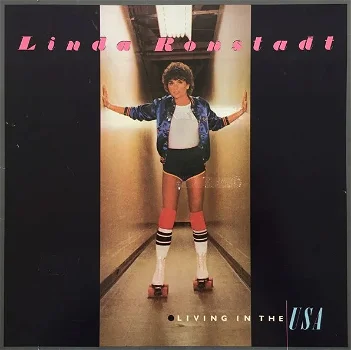 LP - Linda Ronstadt - Living in the USA - 0