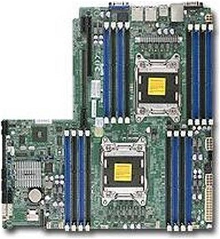 Supermicro X9DRW-IF server-/werkstationmoederbord LGA 2011 (Socket R) IntelÂ® C602 - 0
