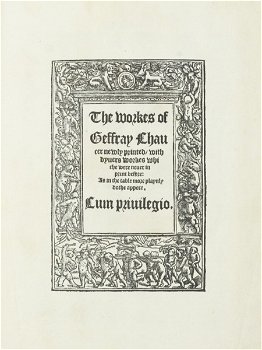 The Workes of Geoffrey Chaucer Newly Printed by Geoffrey Chaucer - 2