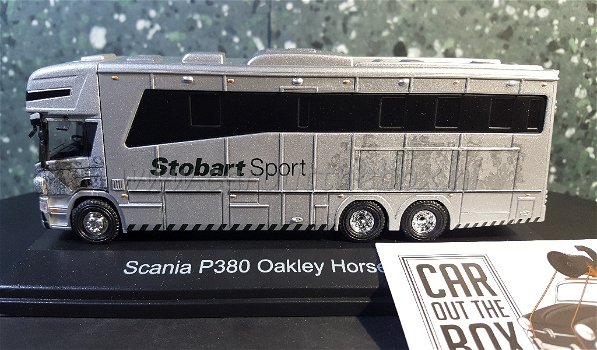 Scania P380 Oakley horsebox STOBART 1:76 Atlas - 1