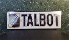 Retro metalen reclame bord TALBOT - 0 - Thumbnail