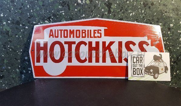 Retro metalen reclame bord HOTCHKISS - 1