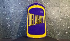 Retro metalen reclame bord DELAHAYE