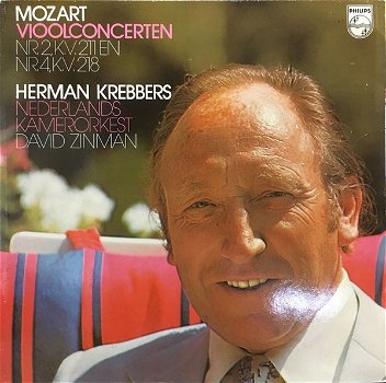 LP - MOZART - Vioolconcerten Herman Krebbers - 0