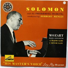 LP - MOZART - Solomon Cutner - Herbert Menges