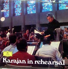 LP - Karajan in rehearsal