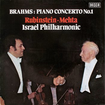 LP - BRAHMS - Arthur Rubinstein, piano - Israel Philharmonic, Zubin Metha - 0