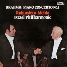 LP - BRAHMS - Arthur Rubinstein, piano - Israel Philharmonic, Zubin Metha