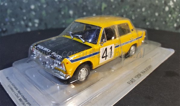 Fiat 125P Polski Fiat geel 1:43 Atlas - 1