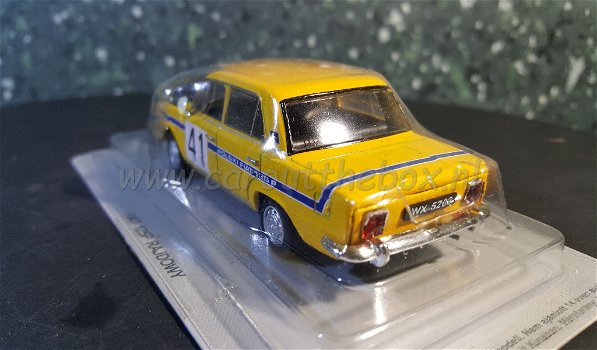 Fiat 125P Polski Fiat geel 1:43 Atlas - 2